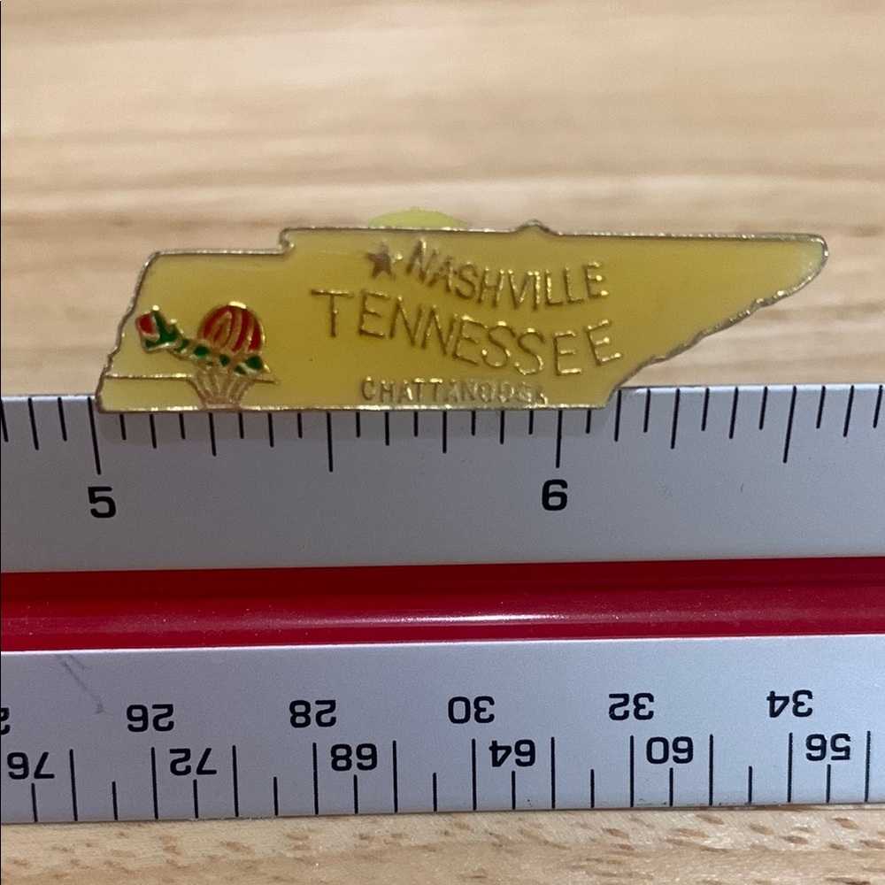 Yellow Tennessee Souvenir Pin